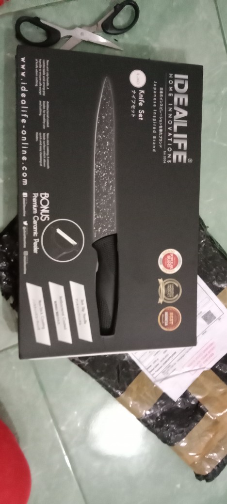 Idealife - Knife Set - Perlengkapan Pisau Dapur  Il-160