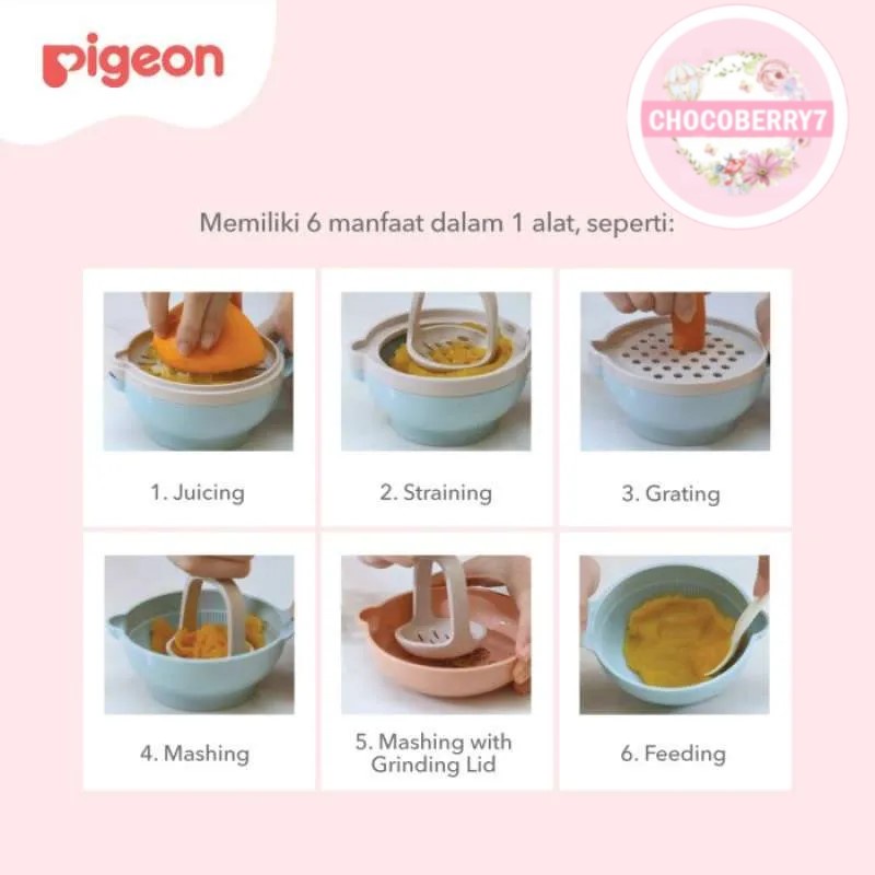 Pigeon Home Baby Food Maker Alat MPASI Bayi Kemasan BARU