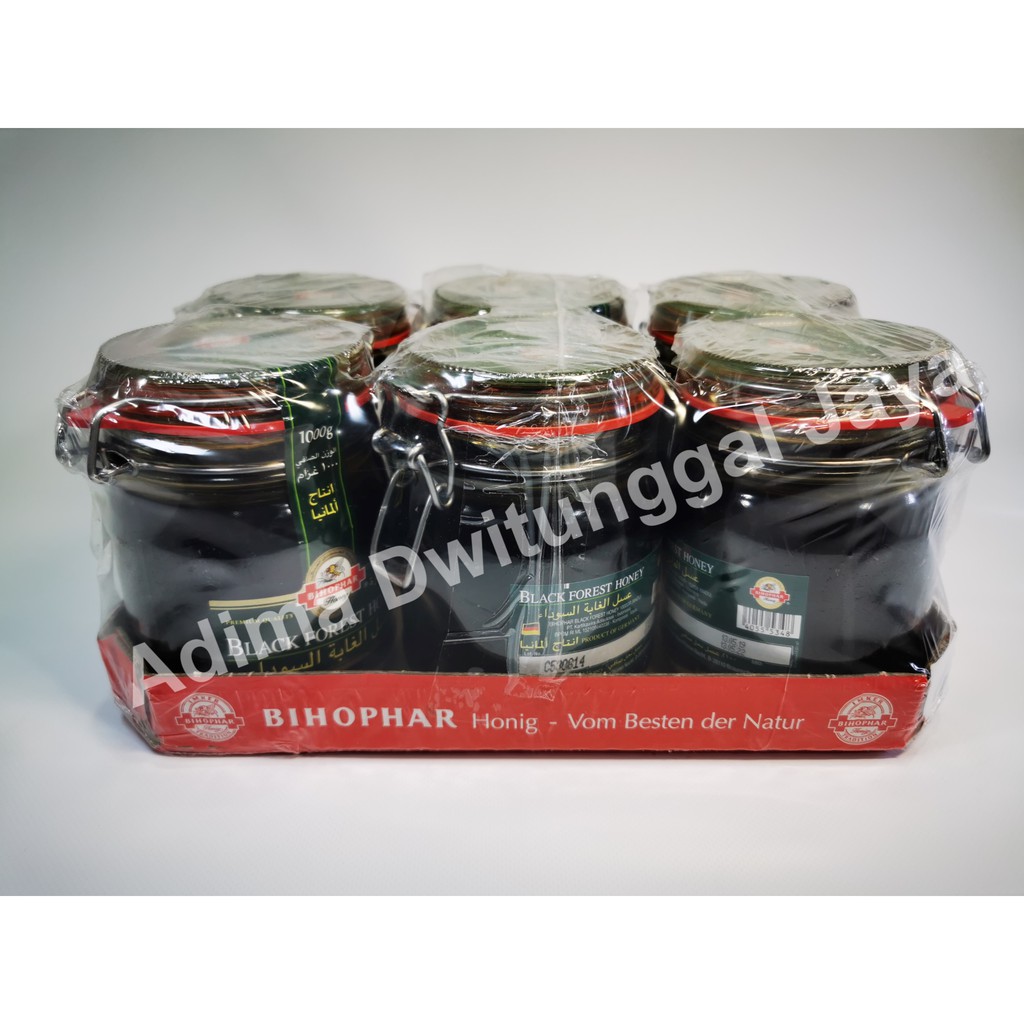 Madu Bihopar Black Forest / Bihophar Black Forest Honey 6x1Kg - Karton