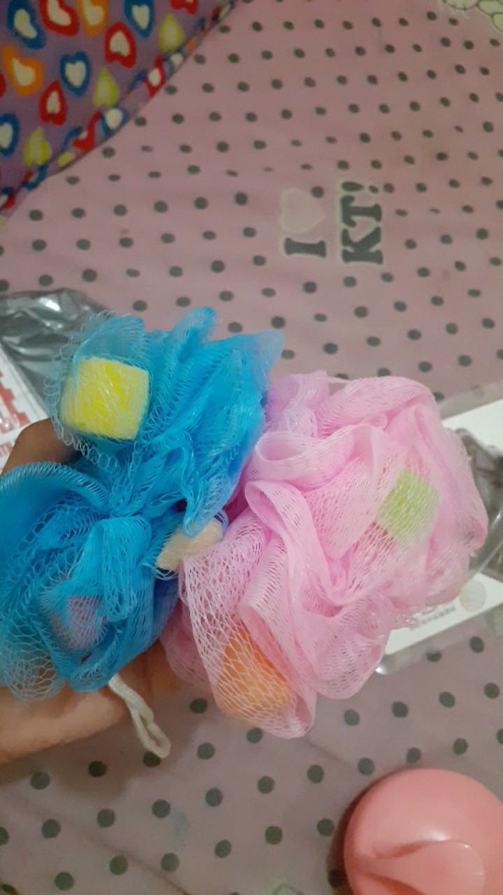 Shower Puff / Spons Mandi / Puff Mandi