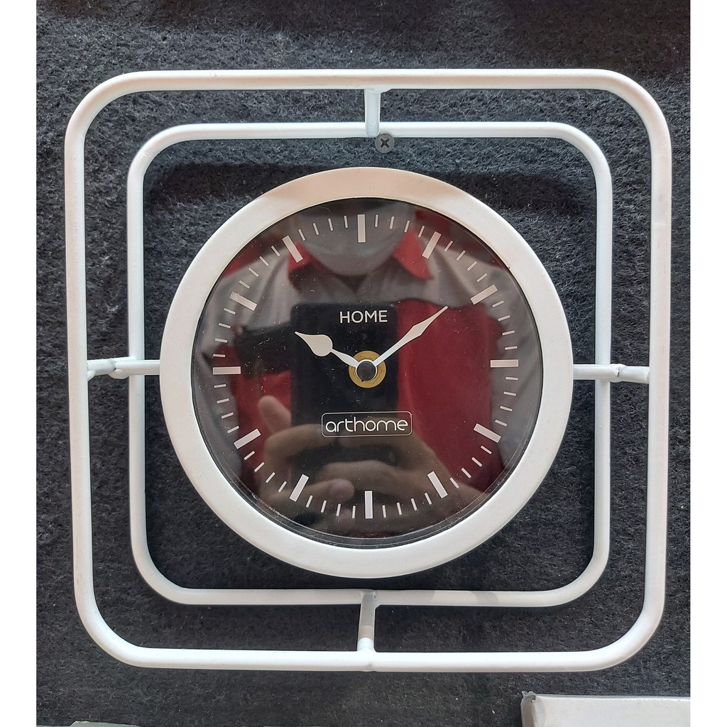 JAM MEJA METAL / TABLE CLOCK 20 CM / ARTHOME JAM CLASIC