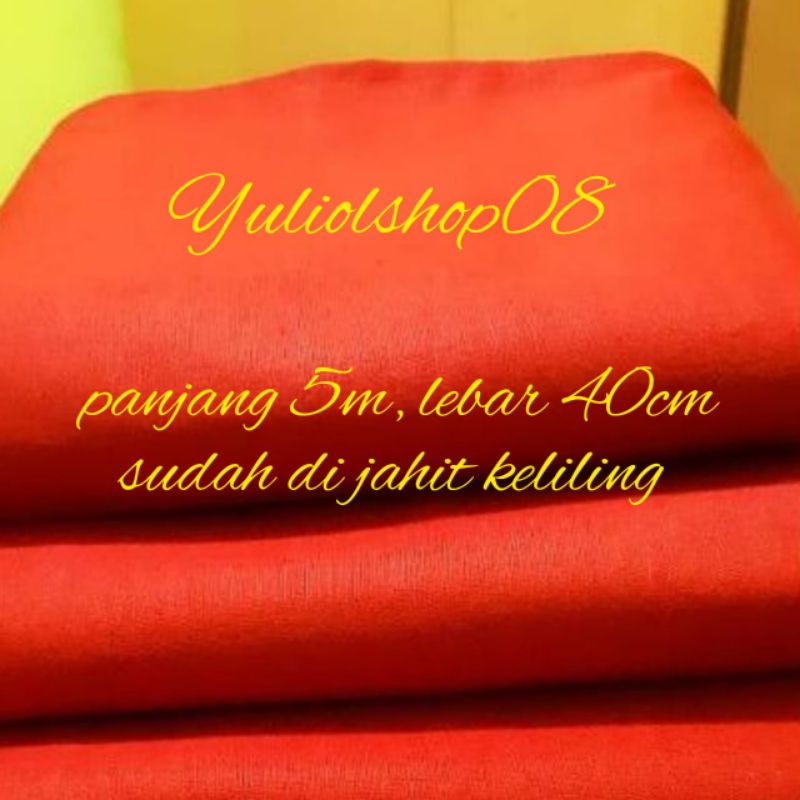 kain bebengkung korset,, merah pasca ibu melahir kan,,panjang 5meter lebar 40cm