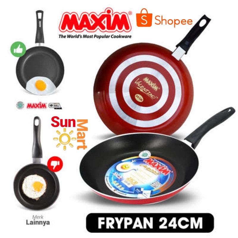 Frypan Wajan Penggorengan Maxim Valentino 24 Cm