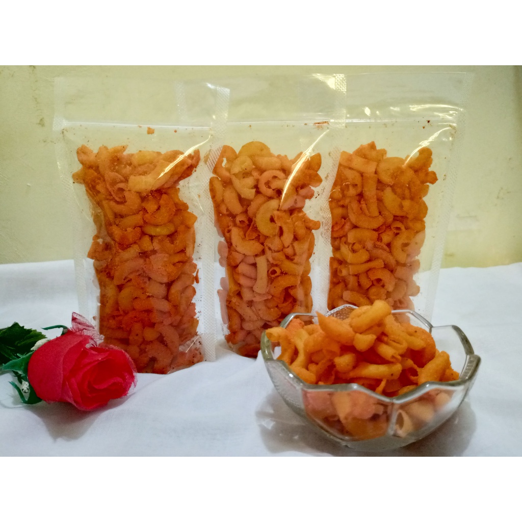 

PAKET MAKARONI 65gr * 3 Bungkus/Makaroni Ratu Pedas/Makaroni Renyah