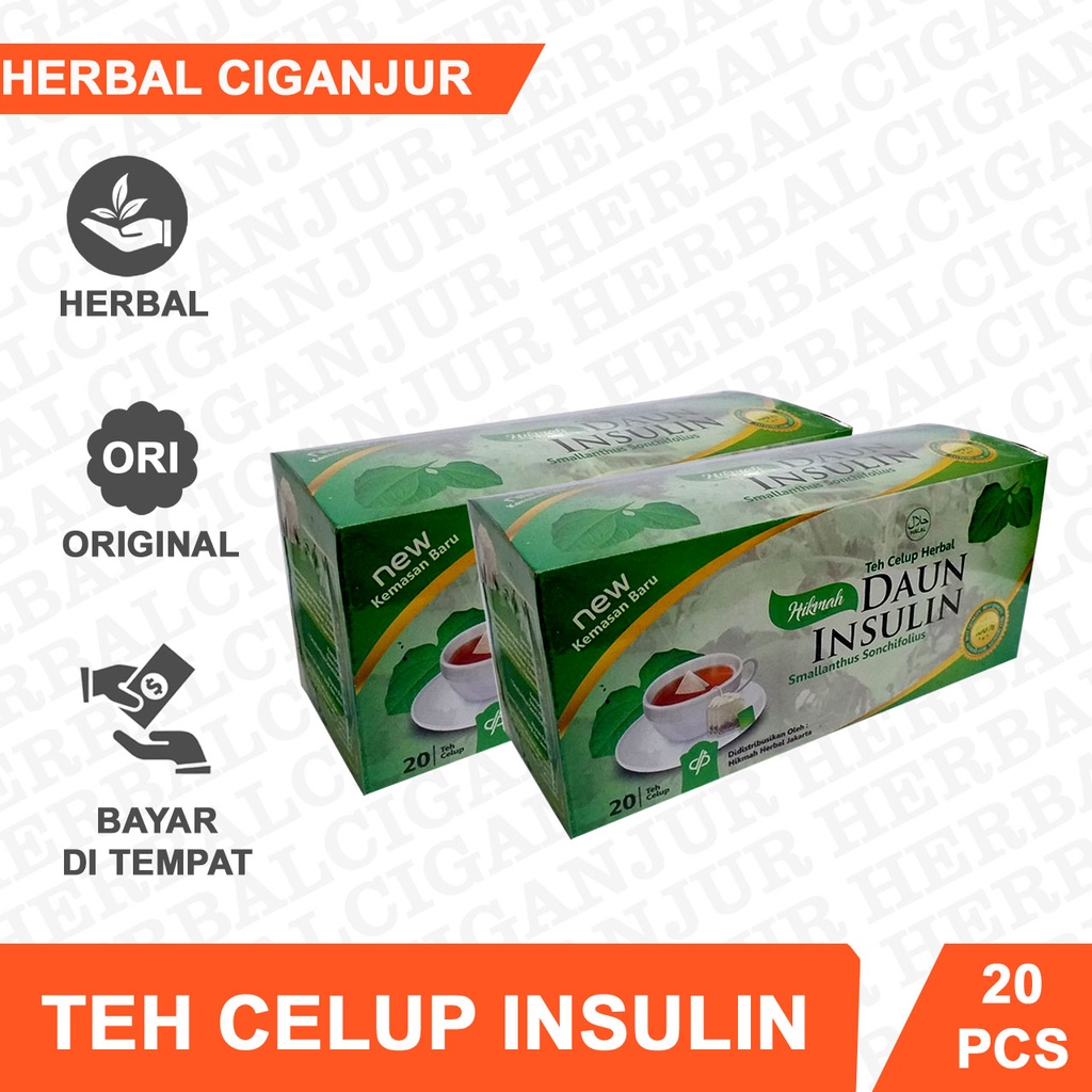 Teh Celup Insulin Hikmah Obat Diabetes Isi  20 Pcs