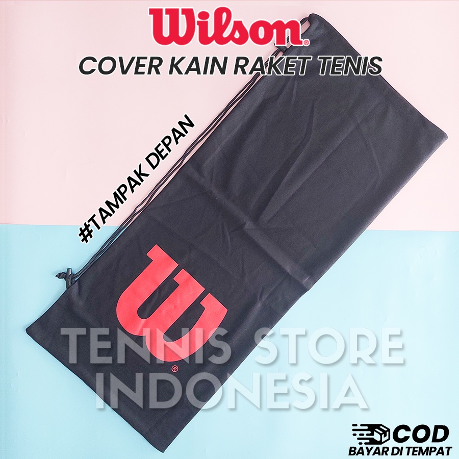 Cover Kain Raket Tenis Logo WILSON