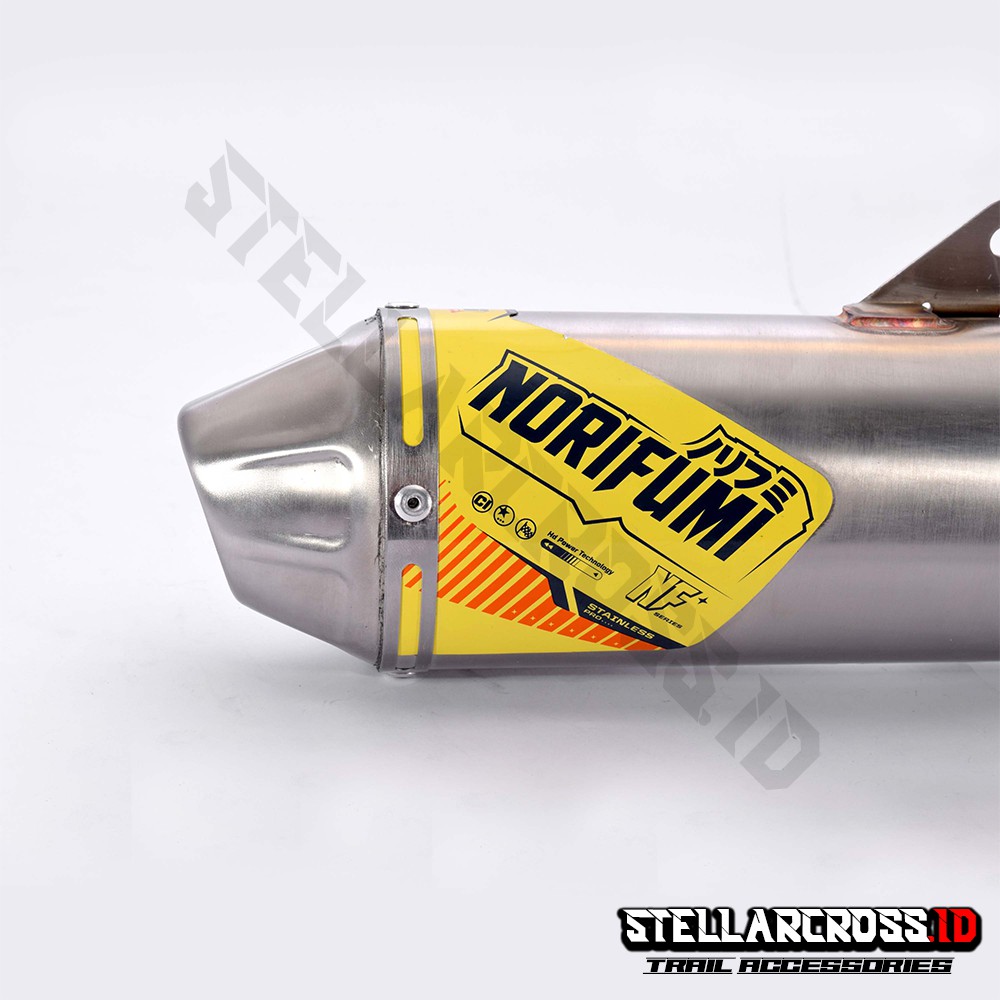Knalpot Muffler Original NORIFUMI Type NF CRF 150L Stainless