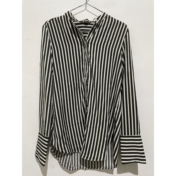 Kemeja wanita H&M garis-garis/ stripe shirt