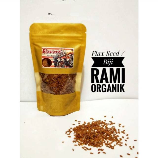 

Flax seed/ Biji Rami organik 100 gr