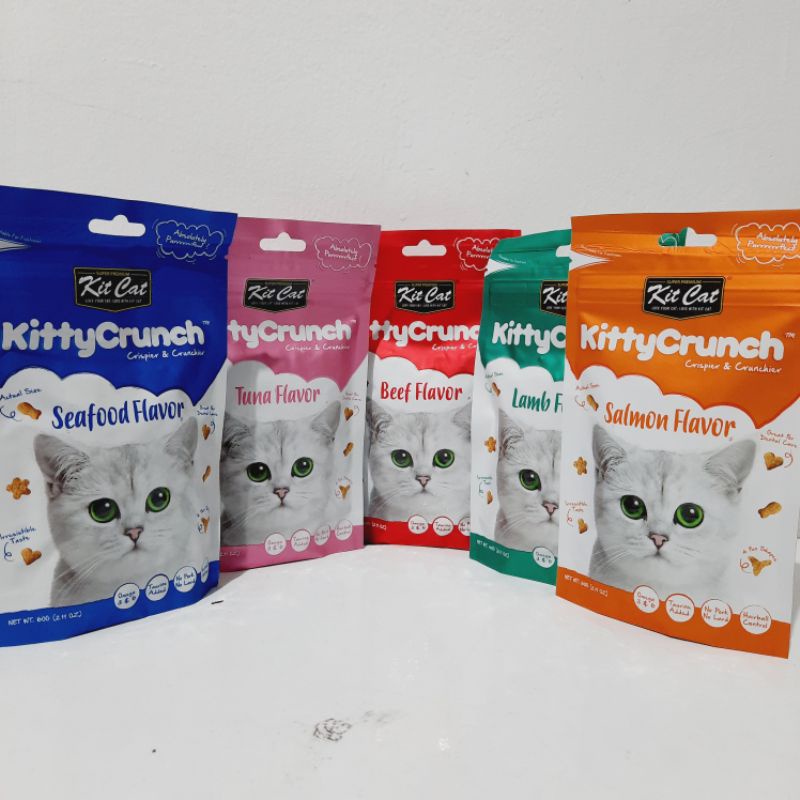 KIT CAT KITTY CRUNCH SNACK KUCING 60GR