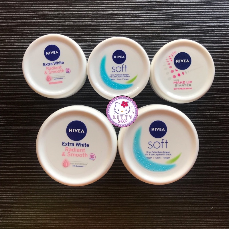 NIVEA Soft Cream &amp; Moisturizer | Extra White Radiant &amp; Smooth Body Cream - Crème Jar