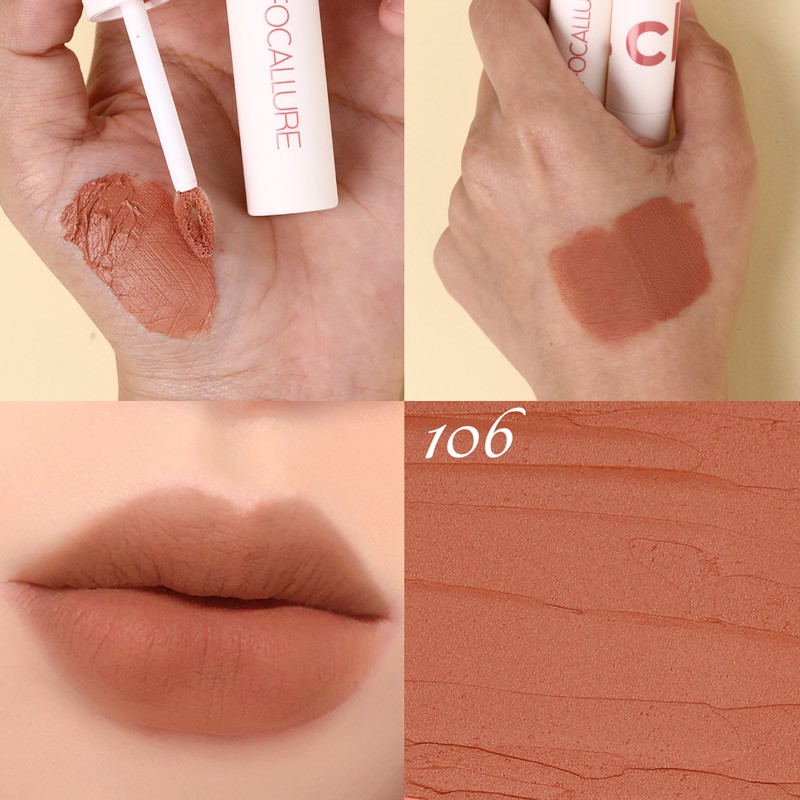 【BPOM】FOCALLURE Lipstik Cream Velvet-Mist Matte Lip Clay #JasmineMeetsRose Kosmetik Bibir-#106