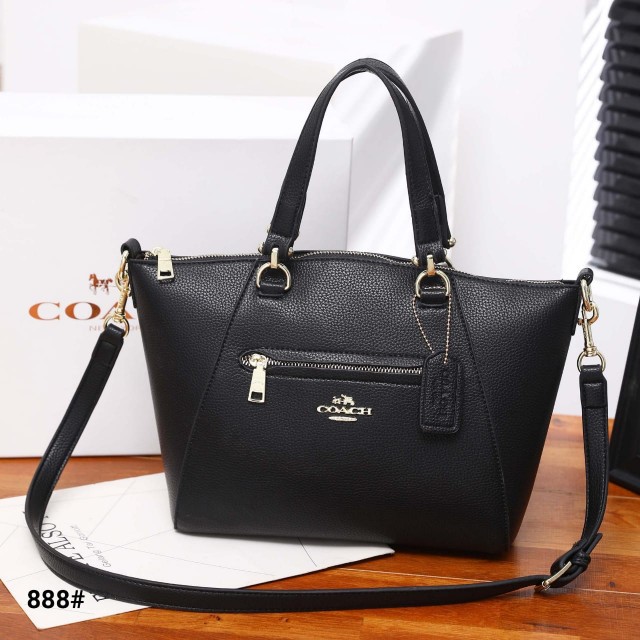 Tas Coach New York Prairie Satchel Bag  Coach Leather Prairie Satchel Premium HDW 888# Like Ori