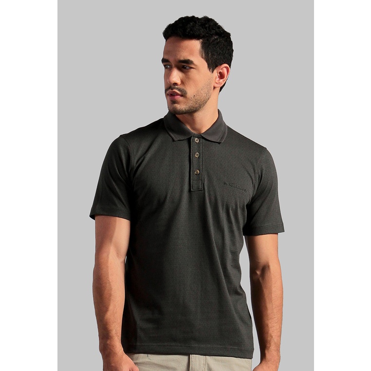 Kaos Polo Pria MGEE Raider C007 Dark Grey