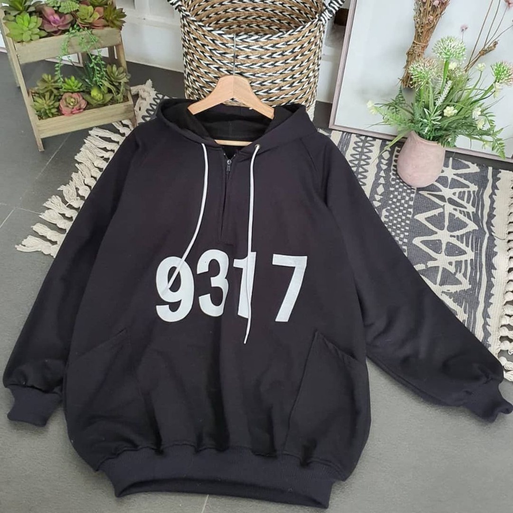 Zanah Hoodie 9317 xxl - Hoodie Zipper Pria Wanita Korean Style