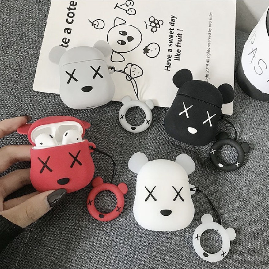 COD Case Airpods 2 3D Premium Gen Lucu Karakter Inpods 12 1 Polos Hitam i12 Boba Minnie Toothlessnas