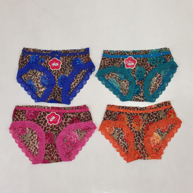 CD/Celana Dalam Wanita Dewasa Motif Renda WENLIYA