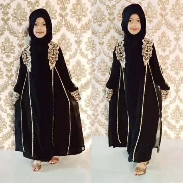 Exclusive Abaya Taris Dewasa dan Anak