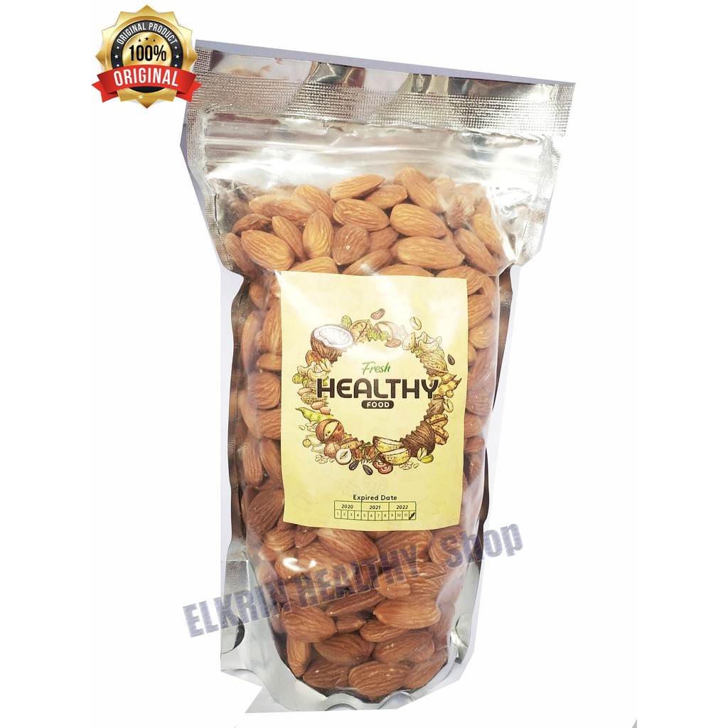 

Kacang Almond Panggang 500 gr Roasted Almond Original