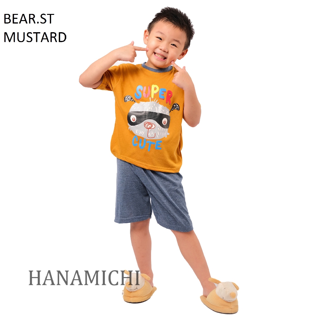 Hanamichi BEAR.ST Setelan Anak Lengan Pendek