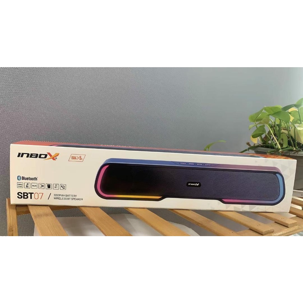 Speaker Bluetooth RGB Inbox SBT-07