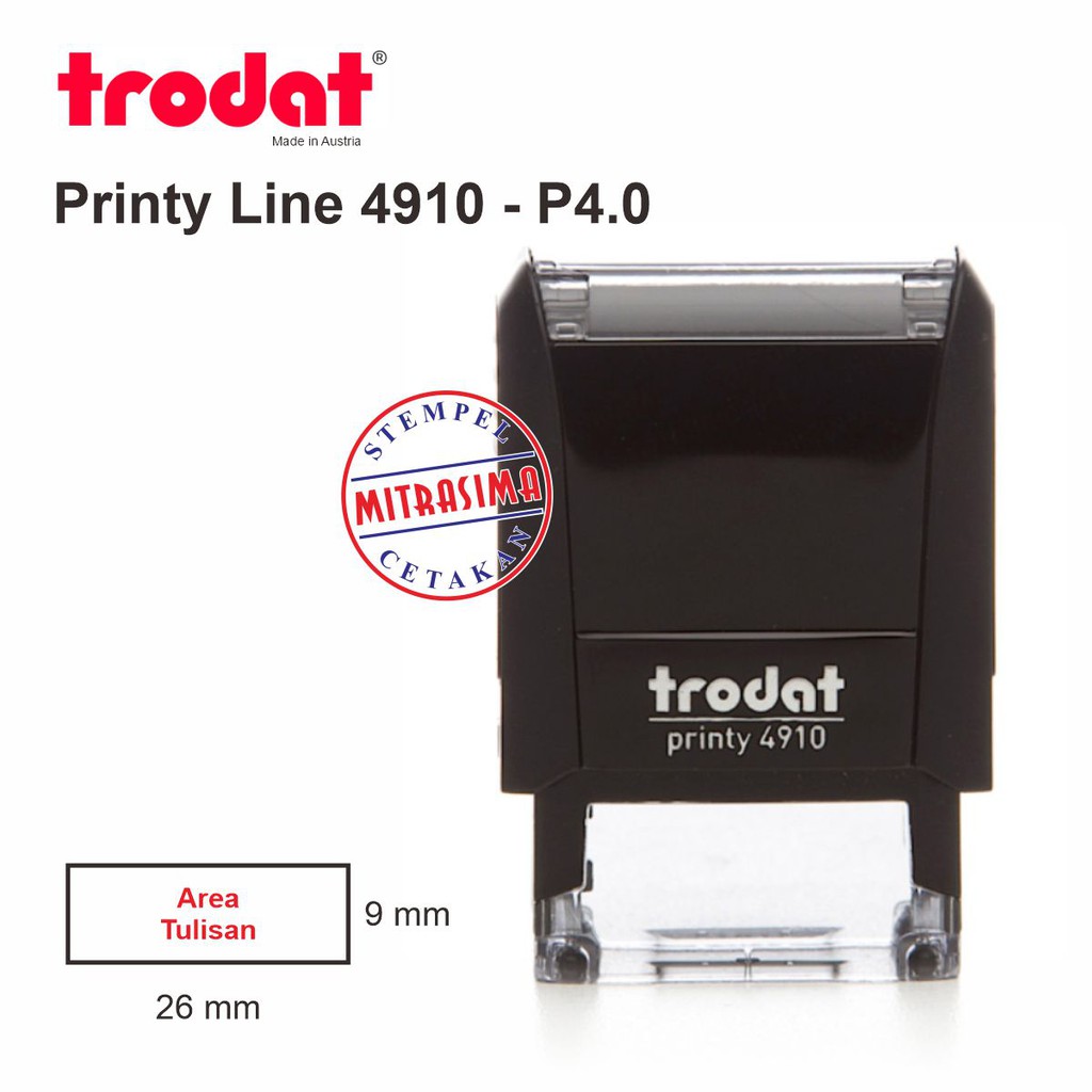 

Stempel Trodat 4910 ( Model Persegi )