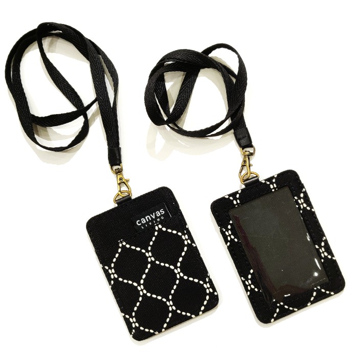 

ID Lanyard Infinity Black Canvas Living