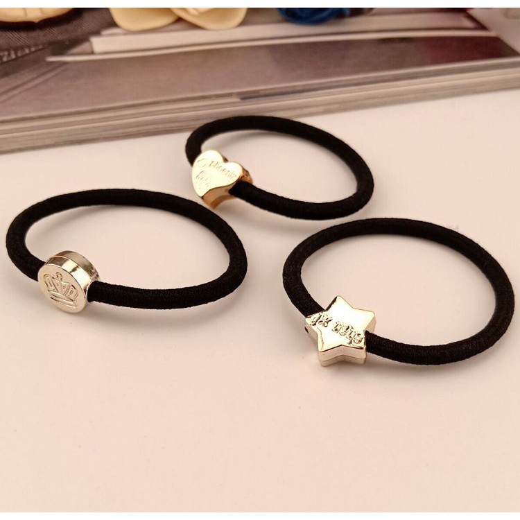 MIKADO - KS123 IKAT RAMBUT KOREA IKAT RAMBUT HITAM IKET RAMBUT KOREA IKAT RAMBUT WANITA-6