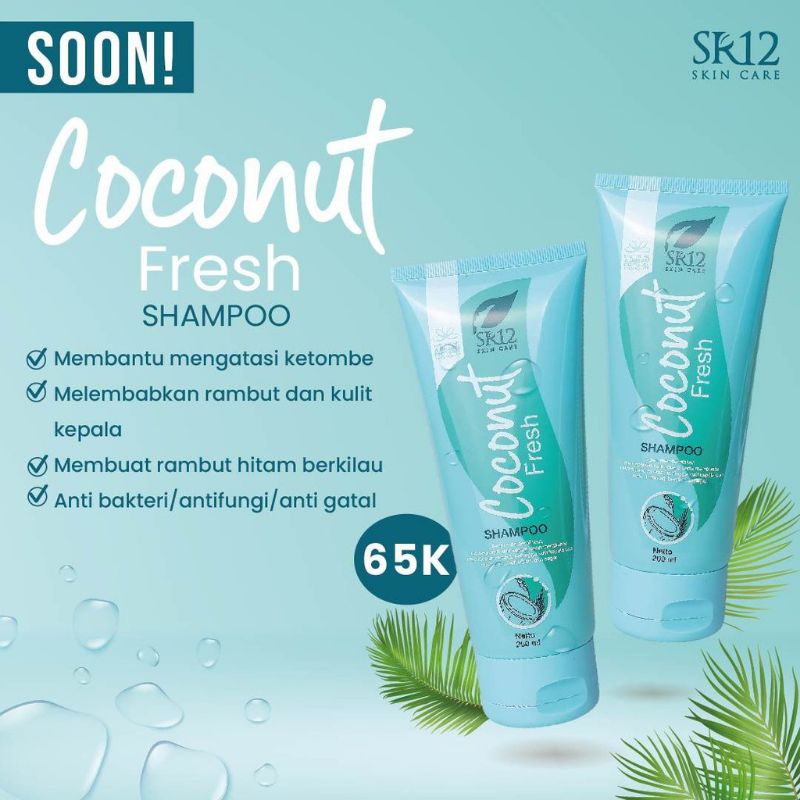 SR12 / ANTI KETOMBE / COCONUT FRESH SHAMPO SR12 / MEMBANTU MENGATASI KETOMBE