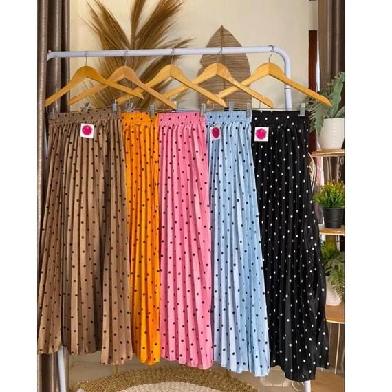 ROK POLKADOT / ROK PLISKET POLKADOT / ROK PLISKET MOTIF POLKADOT / ROK POLKA / ROK POLKADOT PREMIUM 