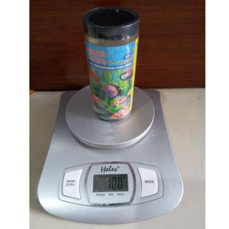 DIAMOND CRYSTAL Makanan Pelet Pakan Ikan Cupang Kecil Hias Guppy 100GR