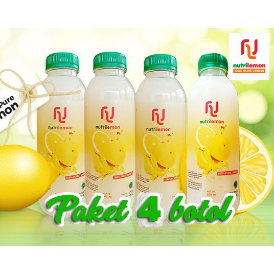 

NUTRILEMON Minuman Sari Lemon Untuk Diet - Promo Paket 4 Botol