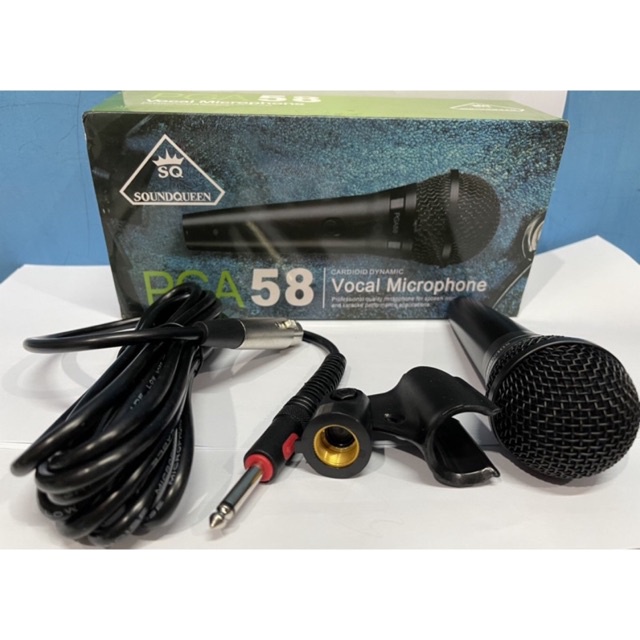 Mic vocal soundqueen PGA58 Dinamic Cardoid // Ealsem ES-500 + kabel 5m