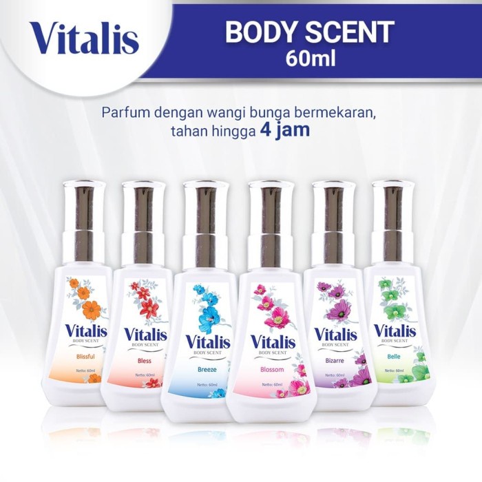 Vitalis body scent 60ml/Vitalis Parfum 60 ML