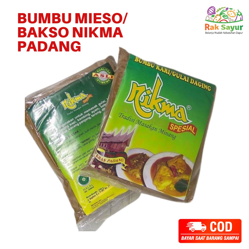 

Bumbu Kari Gulai Daging Spesial Minang 250gr Bumbu Dapur Minang Instan Masak Rak Sayur Padang