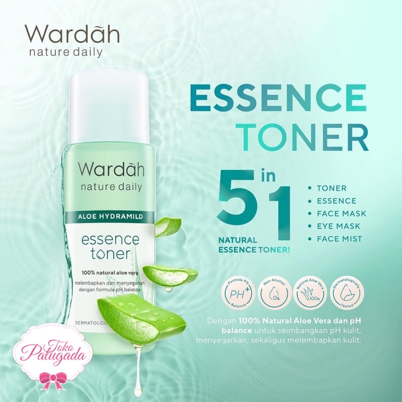 [BISA COD] Wardah Aloe Hydramild Essence Toner