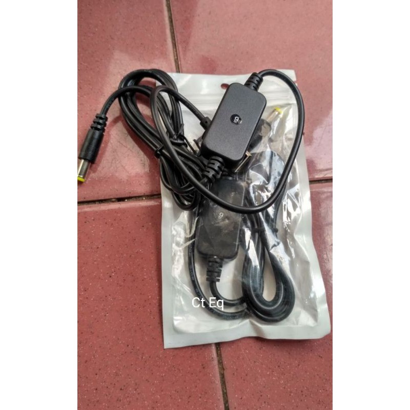 Kabel Power USB to DC / USB 5v to DC 9v / 5v to 9v