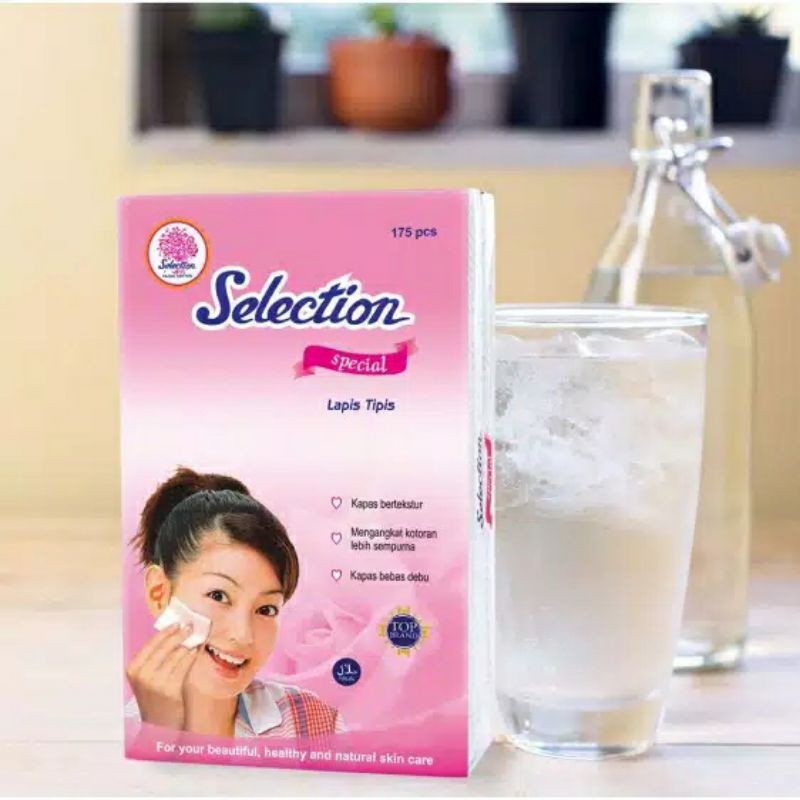 Kapas Selection Facial Cotton Round Kapas Tipis Toner Pembersih Wajah Bulat | Kotak | Cotton Bud