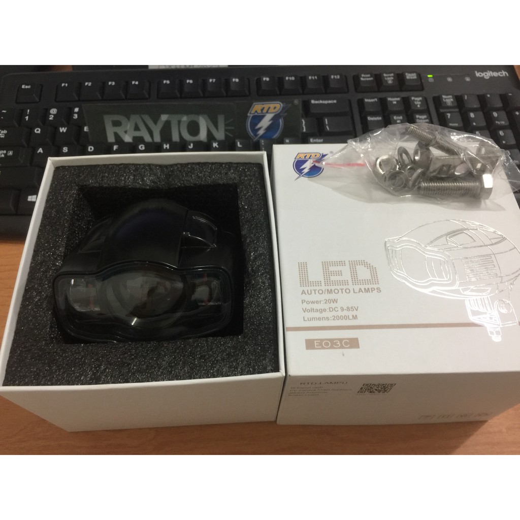 Lampu Tembak Led Lampu Kabut E03C Dengan Port Usb Charger