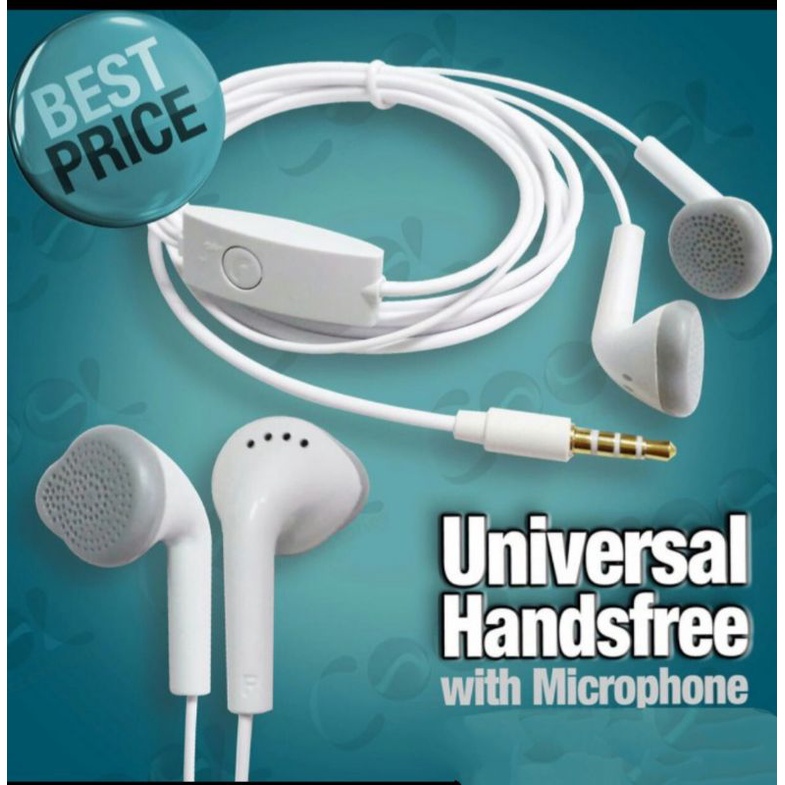 Earphone Universal Handfree With Mic Jack 3.5Mm