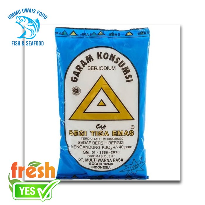 

Garam Segitiga Emas Berjodium - 500 Gram
