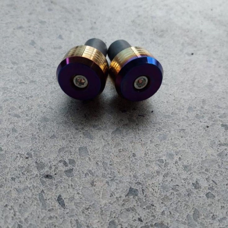 Jalu Stang Stir Twotone 2tone Bakaran Universa Jalu stang cnc rainbow pelangi 2tone motif universal