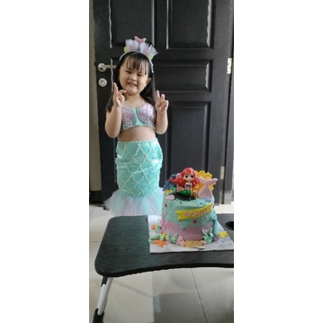 GAUN ANAK MERMAID (COCOK BUAT ULANG TAHUN/PARTY/HADIAH)