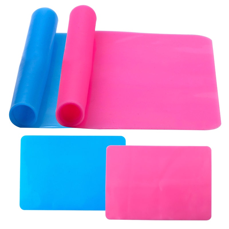 1pc Cetakan resin Epoksi Bahan Silikon Warna Biru Dan rose Untuk Membuat Perhiasan