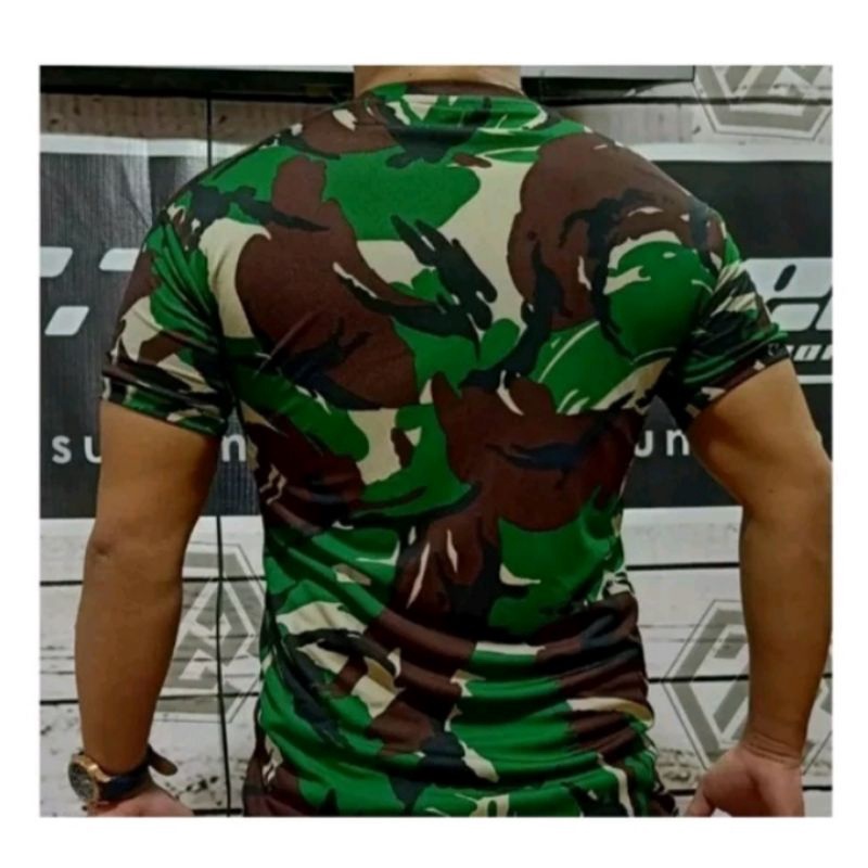 KAOS LORENG TNI MALVINAS DRYFIT LENGAN PENDEK