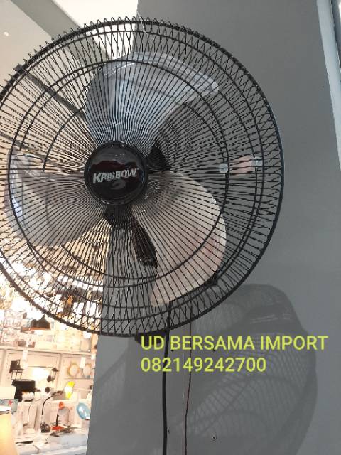 kipas angin dinding besi krisbow wall fan 18inc 45cm