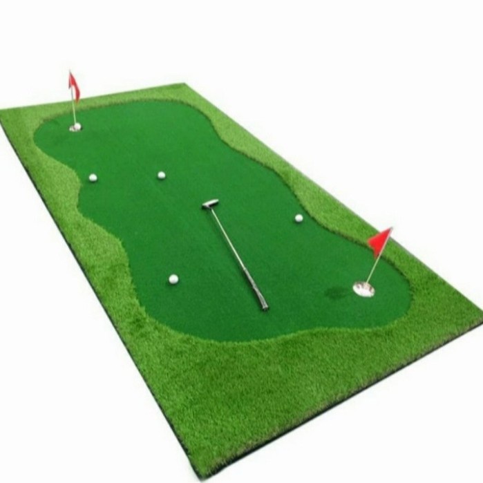 Putter Golf Dalam Ruangan | Matras Mini Golf Ukuran 125x300 Free Hole
