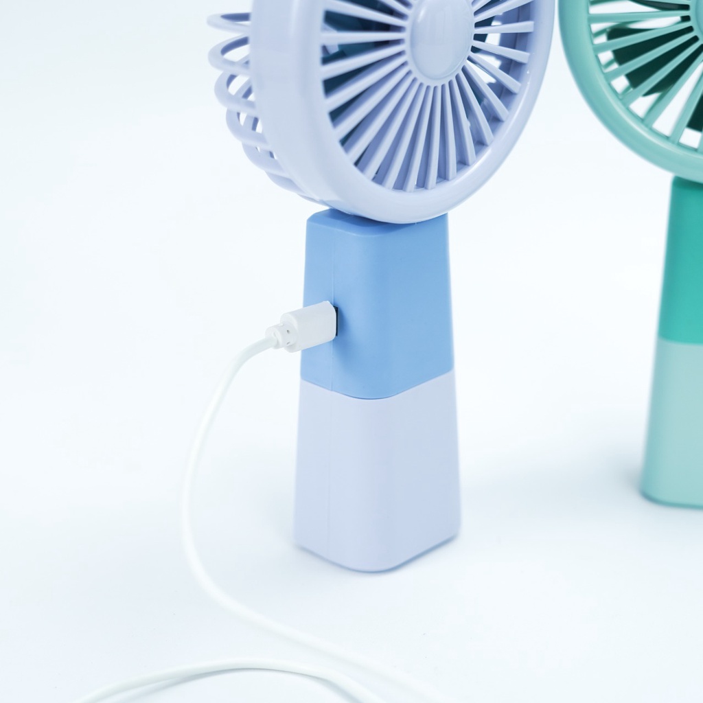 Kipas Angin Tangan Portable Kode CS1313  - Kipas Angin Genggam USB Portable Mini Fan Merk Bobi - Warna Random