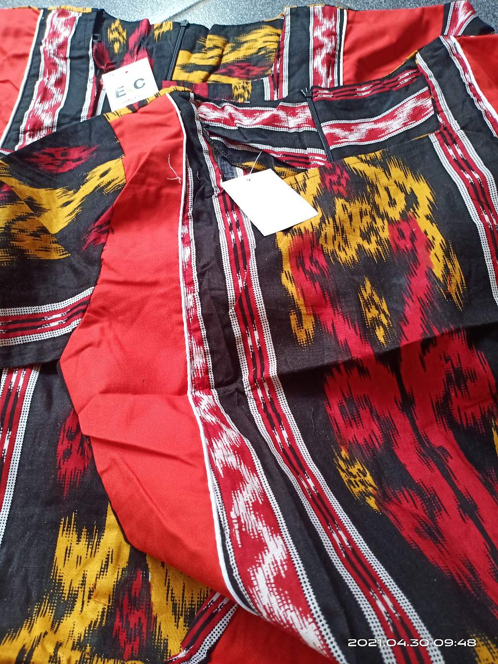 Atasan Batik Wanita Motif Tenun Unique - Blouse Batik Wanita - S-m-l-xl-xxl-3l-4l-5l