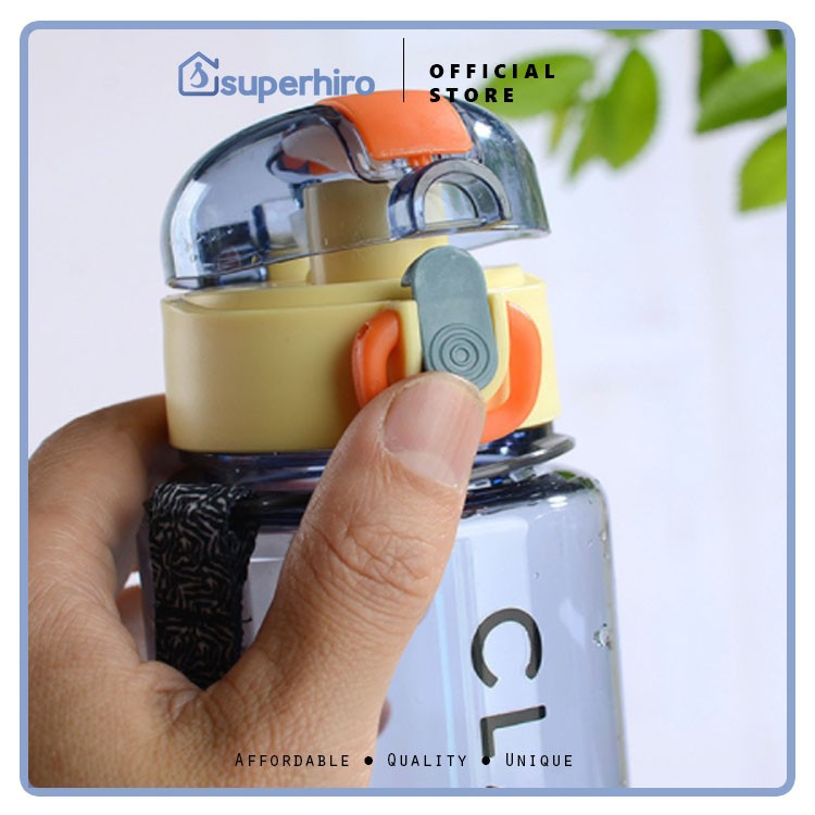 Botol Minum Lock Design BPA FREE Infused Water Perasan Jeruk Lemon